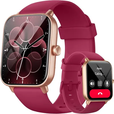 Produktbild von Smartwatch Damen Herren 1.8'' HD Display Telefonfunktion Fitnessuhr 120+ Sportmodi Herzfrequenz Schlafmonitor Schrittzähler IP68 Wasserdicht
