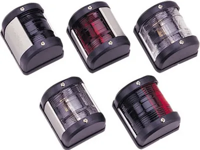 Produktbild von LED-Positionslaterne 12V LED 0,54W weiß oder schwarzes Gehäuse : Schwarz Heck Licht weiß