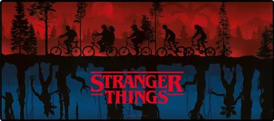 Produktbild von Stranger Things - Scene - Gaming Mousepad