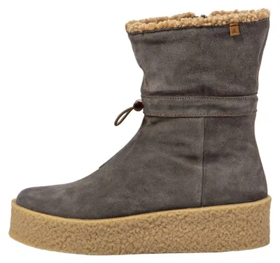 Image de El Naturalista Botte pour Femme N5923 SILK SUEDE GRAFITO / DOLMEN Couleur Gris