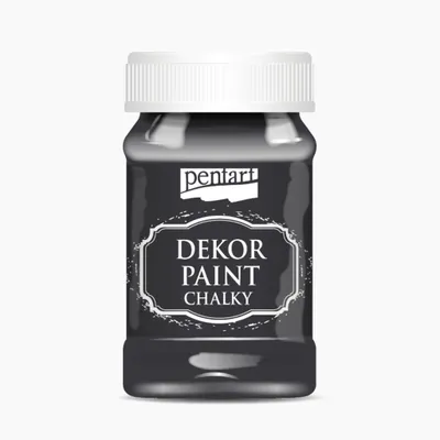 Obrázek produktu pro PENTART Křídová dekorativní barva, 100 ml, černá