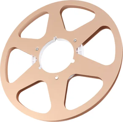 Produktbild von Estink Studer 10,5 Zoll Leeres Bandrollen, Luftfahrt Aluminium 6 Lochbandrolle fr Schallbandaufzeichnung (GOLD)