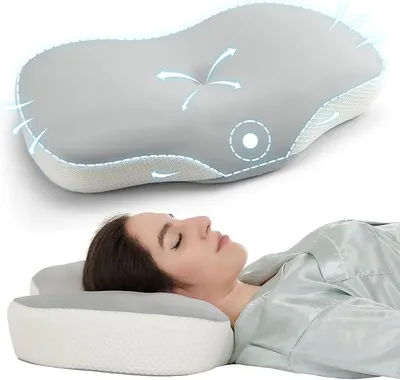 Zdjęcie produktu dla Poduszka ortopedyczna memory foam 60x34cm ergonomiczna