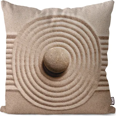 Produktbild von VOID Zen Garten Asien Sand Kissenbezug Kissenhülle Sofakissen Kissen Deko Outdoor-Kissen Dekokissen