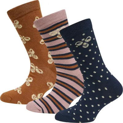 Produktbild von hummel hmlALFIE SOCK 3-PACK - BLACK IRIS - 24/27