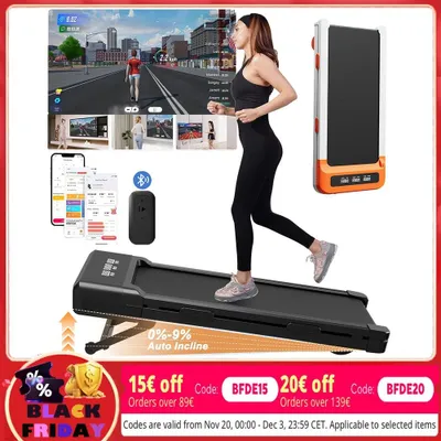Image de Tapis de course pliable - Tapis de marche - Appareil de fitness - Tapis de course - Moteur de 2,5 chevaux