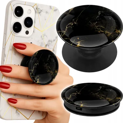 Produktbild von Handyhalter Popsocket Fingerhalter / Stander - KAMIENNE ELEGANCKIE WZORY