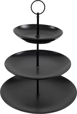 Immagine prodotto di Etagere 3 strati nero 16x21x26cm