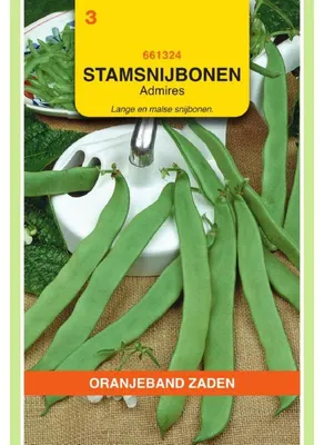 Obrázok produktu pre Oranjeband Buschbohnen Admires, 25 g – 1 balenie semien