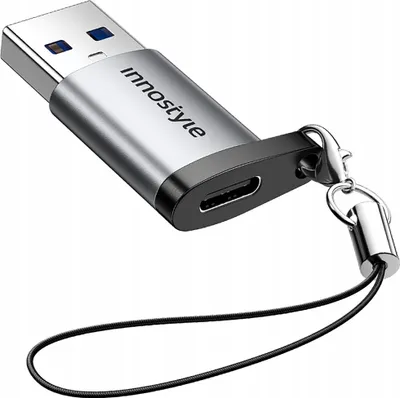 Image de Innostyle Adaptateur Adaptateur Usb-A 3.0 Vers Usb-C Vers Usb Type C 3A 5Gbps Otg