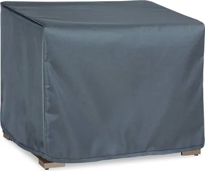 Produktbild von Hentex Schutzhülle für Lounge Gartenmöbel Sessel Stuhl (100Lx100Wx70H cm) ,Grau,Würfel
