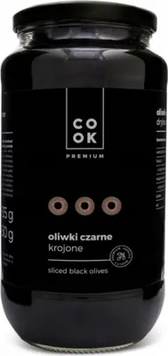 Produktbild von Schwarze Oliven in Scheiben geschnitten 935g - Cook Premium