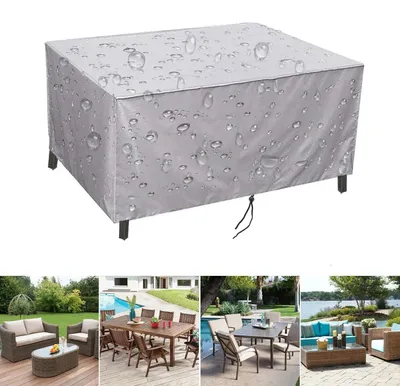 Imagen del producto de Fundas impermeables para muebles de jardín, 120 x 70 x 80 cm