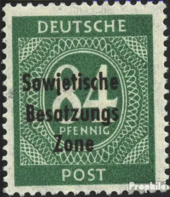 Produktbild von Briefmarken Sowjetische Zone (All.Bes.) 1948 Mi 211 postfrisch SBZ-Aufdruck
