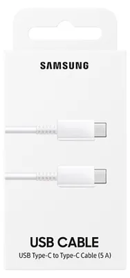 Obrázek produktu pro Kabel Samsung USB-C na USB-C 5A - bílý