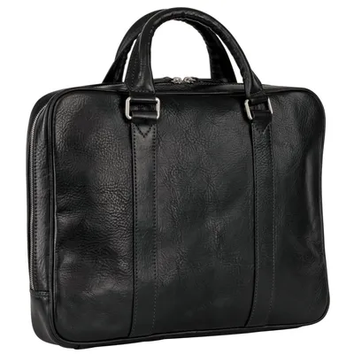 Produktbild von LEONHARD HEYDEN Leder Aktentasche Schultertasche mit Laptopfach Bergamo Zipped Briefcase 1 Black schwarz
