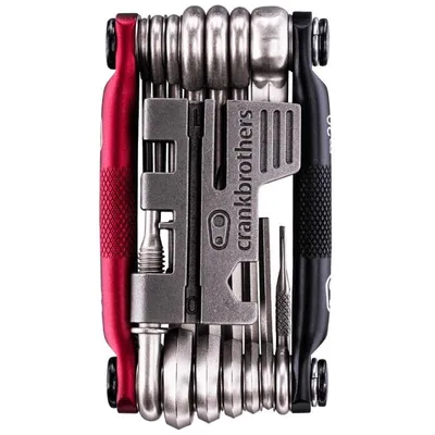 Produktbild von Crankbrothers M20 Multischlüssel Reisewerkzeug für Fahrrad schwarz und rot 16404
