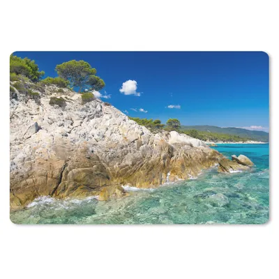 Produktbild von MuchoWow® Mauspad Mousepad Meer - Klippe - Sommer - Tropisch 27x18 cm - Mousepads - Maus Mat - Pad - Mausunterlage - Büroartikel - Desk Matten