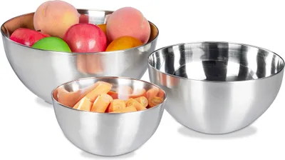 Produktbild von relaxdays Rührschüssel Set 3-teilig