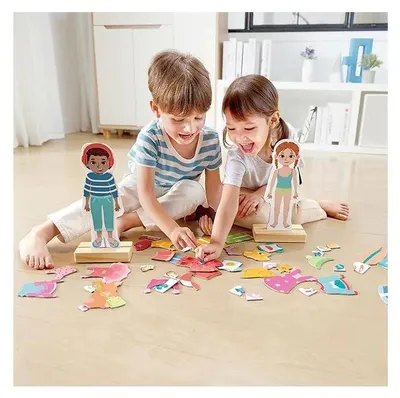 Image de Puzzle magnétique d'habillage Hape