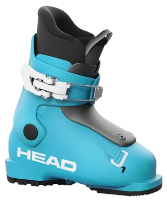 Image de HEAD J 1, chaussures de ski pour débutants, modèle enfant, couleur bleue, pointure 18,5 MP