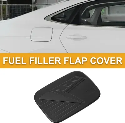Image de Capuchon De Porte De Réservoir De Carburant Pour Honda Crv 2023-2025 Couvercle De Trappe De Remplissage De Carburant De Type Adhésif Abs Noir