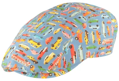 Immagine prodotto di Cappellino estivo Göttmann Richmond con stampa automobilistica, blu, taglia M