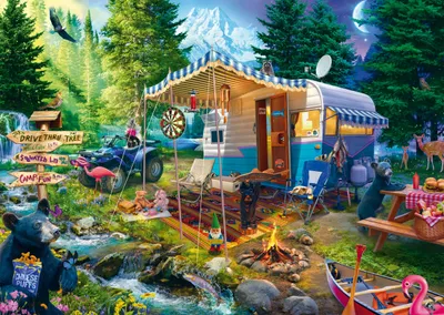 Produktbild von Jeff Haynie: Mit dem Caravan in den Bergen (1000 Teile)