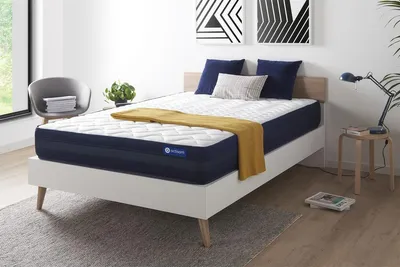 Productafbeelding van Actilatex tech matras, 200x200 cm, met latex en traagschuim, stevigheid graad 5, hoogte: 24 cm, 5 comfortzones