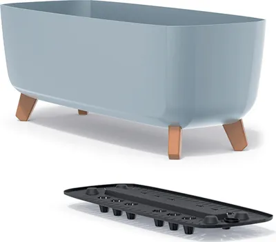 Obrázek produktu pro Květináč Zahrada Na Rostliny Na Nohou Pro Terasa Gracia Case 58 Cm - Světle Šedá