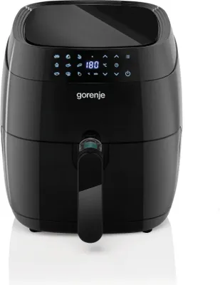 Produktbild von Gorenje AF1409DB Heißluftfritteuse, Heißluftfritteuse, 3,2 l, 90 °C, 200 °C, Einzelbild, Schwarz