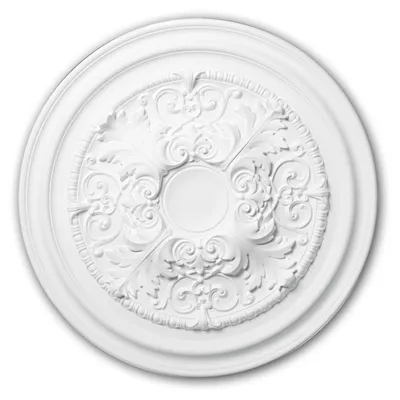 Immagine prodotto di Rosone da soffitto Profhome 156001 neoclassicismo Ø 69,5 cm