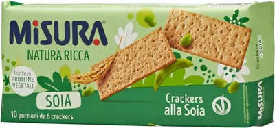 Produktbild von 6x Misura Soia 10x Crackers Cracker mit Soia 400g