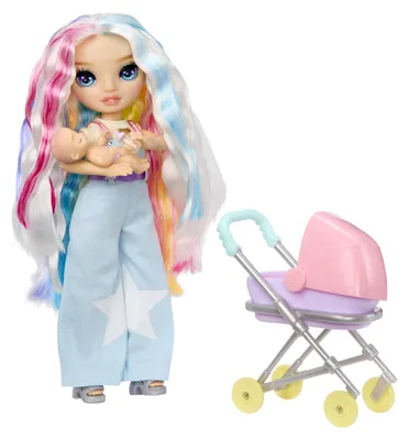 Obrázok produktu pre Rainbow High Junior High Jr. High Bestie Babysitters – Amaya Raine (Rainbow), Modelka, Žena, 4 rok / roky, Chlapec / dievča, 230 mm, Viacfarebný