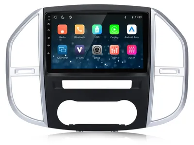 Produktbild von 10 Zoll Autoradio für Mercedes Benz Vito 3 W447 2014-2020 mit CarPlay, Android Auto, Navigation, Bluetooth 5.1, WLAN & Mirror Link