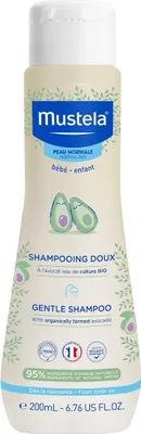 Zdjęcie produktu dla Mustela Gentle Shampoo 200ml, 200 ml, Przetestowane dermatologicznie