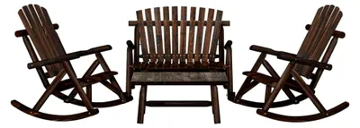 Produktbild von Gartenmöbel-Set, 4-teilig, aus Fichtenholz