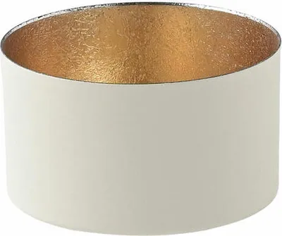 Produktbild von Gift Company Windlicht Chennai S, Teelichthalter, Kerzenhalter, Eisen, Weiß, Gold, 5 cm, 1054603001