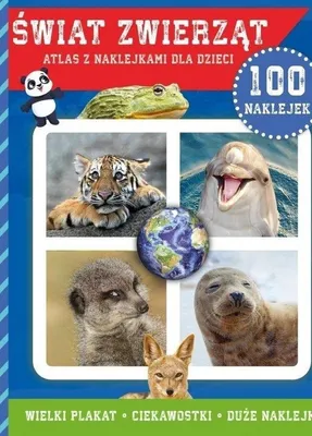 Obrázok produktu pre Świat zwierząt. 100 naklejek z plakatem