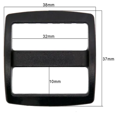 10 Kunststoff Regulatoren,A38x37mm 32x10mmschwarz