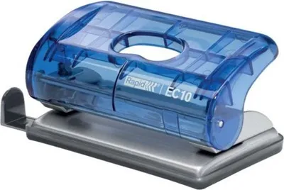 Obrázek produktu pro Děrovačka Rapid FC5 mini - 10 listů, transparentní modrá