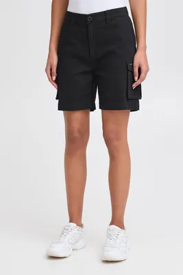 Produktbild von OXMO OXKVINNE Damen Shorts Cargo-Shorts Bermuda Baumwollmischung regular fit