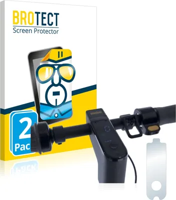 Produktbild von 2x Für Segway Ninebot KickScooter MAX G30 Schutzfolie BROTECT Displayschutz Display Schutz Folie Klar Transparent
