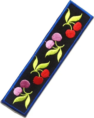 Produktbild von Muster - Aufnäher, Bügelbild, Aufbügler, Applikationen, Patches, Flicken, Zum Aufbügeln, Größe: 12.7 x 3.1 cm