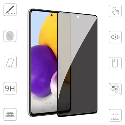 Obrázok produktu pre Pre Xiaomi Redmi 13 4G / Poco M6 4G 2,5D 0,26 mm ochranná fólia Privacy H9 z tvrdeného skla, priehľadná, príslušenstvo