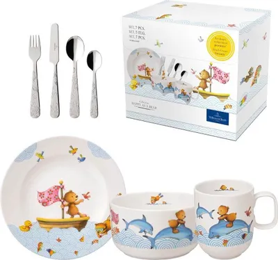 Obrázek produktu pro Villeroy & Boch Kindergeschirr 7-tlg. Happy as a Bear : Happy as a Bear Motiv: Happy as a Bear