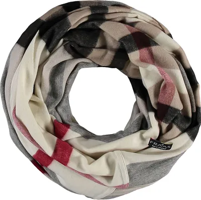 Produktbild von FRAAS Schal Cashmink® Scarf with FRAAS Plaid Cream-White weiß mehrfarbig