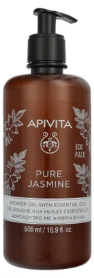 Zdjęcie produktu dla Apivita Pure Jasmine żel pod prysznic Shower Gel with Essential Oils 500 ml