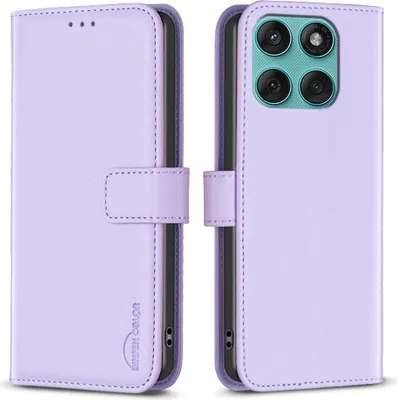 Produktbild von Motorola Edge 60 / Edge 60 Fusion Hülle - BINFEN Klapphülle - Lavendel