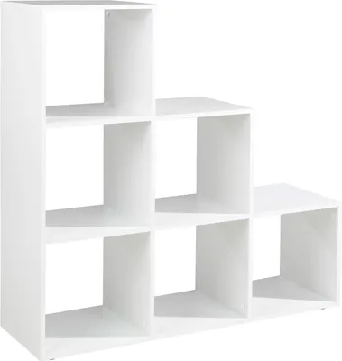 Produktbild von Raumteiler - Weiß - 112 x 114 cm - mit 6 Fächern